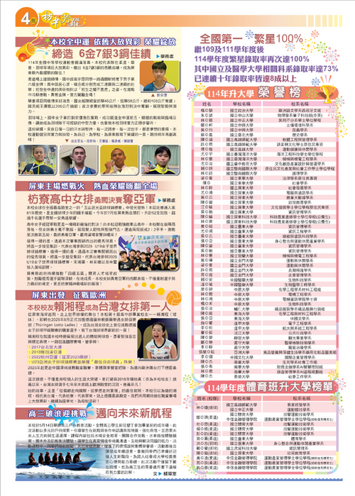 枋中芳蹤第37期4版 枋中芳蹤第37期4版